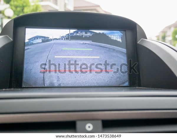 Car rear
view video camera screen monitor
display