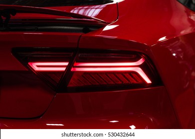 Car red taillights