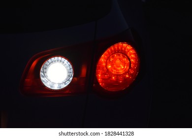 Car Reverse Light On At Night