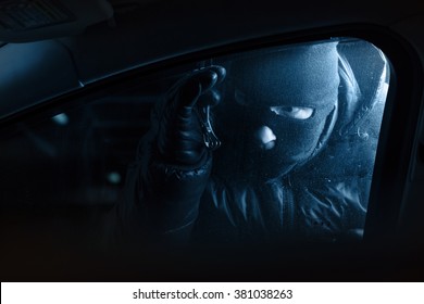 Car Robber At Night