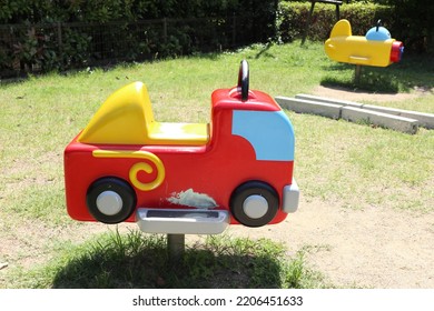 Car Rocking Playset In Japan.