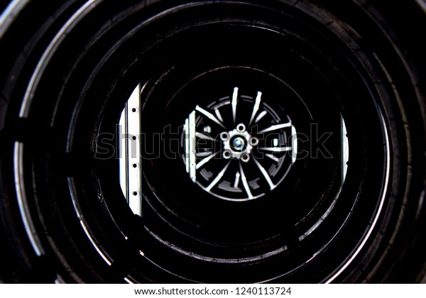 Car rubber wheel. Rubber\
background.
