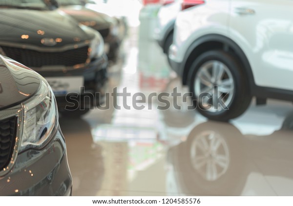 Car
sales. Automobile in sales salon. Cars for
sale