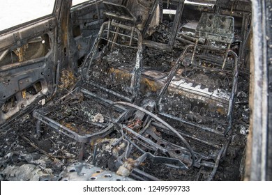 Car Salon After Fire Burned Car Stock Photo (Edit Now) 1249599733