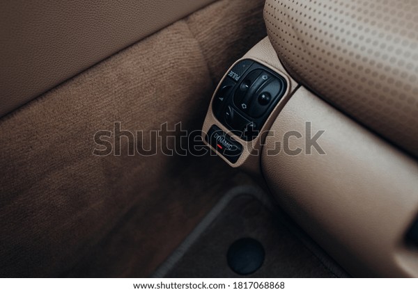 Car seat massage control\
panel