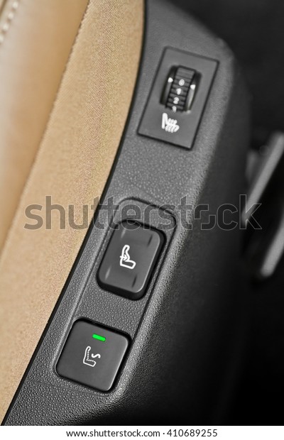 Car seat massage\
and heating control panel