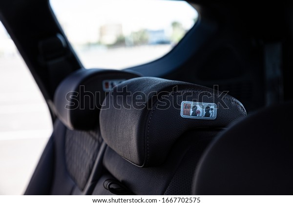 car seats air bag sign\
