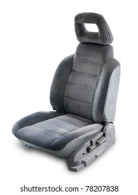 Car Seats. Isolated Against White Background