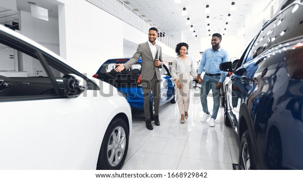 Car Selling Business Manager Showing Luxury Stock Photo (Edit Now ...