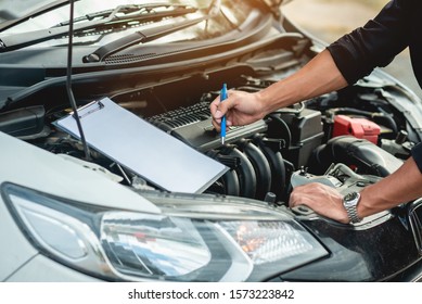 Car Service / Checklist When Checking The Technical Condition Of The Car In The Car Service / Excellent