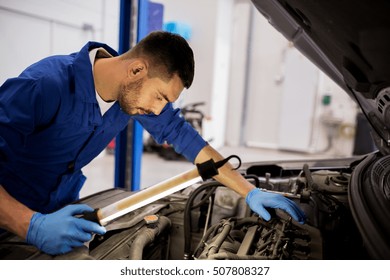 Car Service Repair Maintenance People Concept Stock Photo 507808327 ...