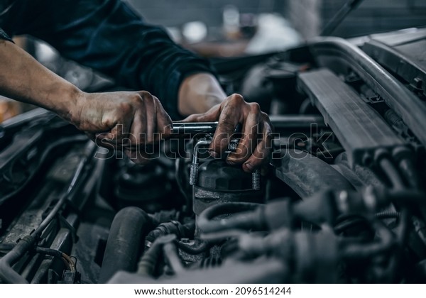 car service station , oil and filter
replacement, car
maintenance.