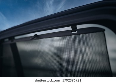 Car Side Window Curtains Sunshades With Insect Screen