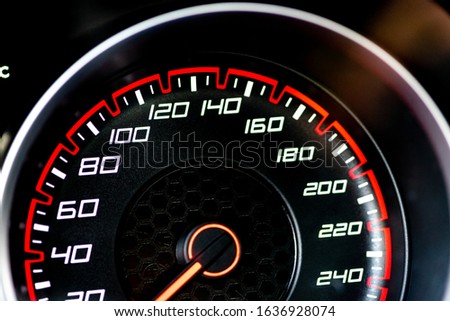 Car Speedometer from dodge charger