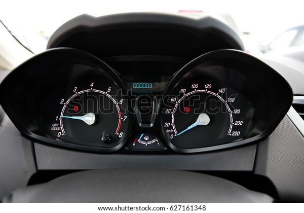 Car speedometer with rpm and km meter,  vehicle\
speedometer and engine rpm\
meter