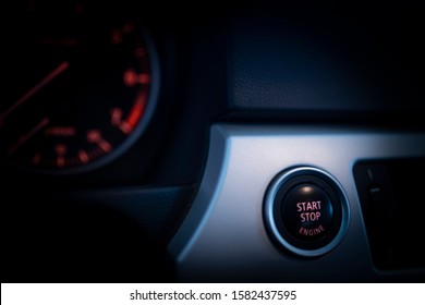 Car Start Stop Button Vehicle Interior