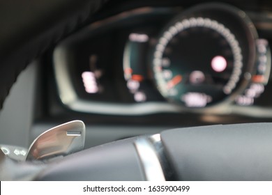 Car Steering Wheel With Paddle Shift