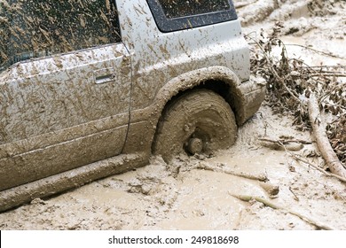 Car Stuck In Mud