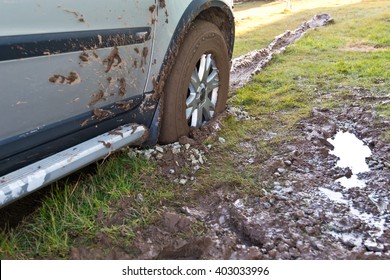 Car Stuck In The Mud