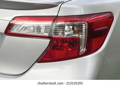 Car Tail Light On A Sedan