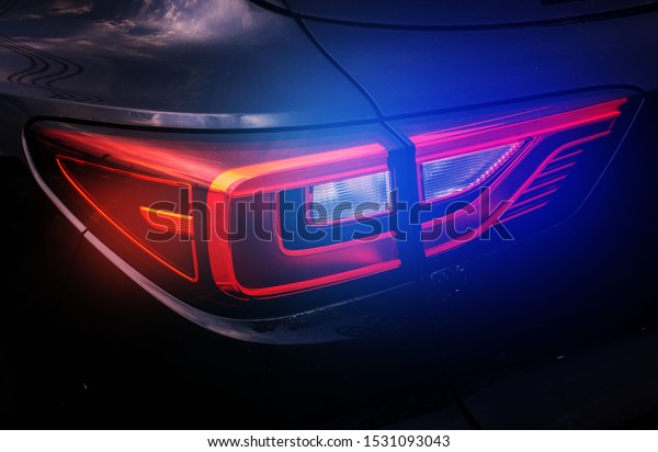 Car taillight, led\
light system technology