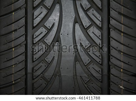 Car tire background, Tyre texture closeup background