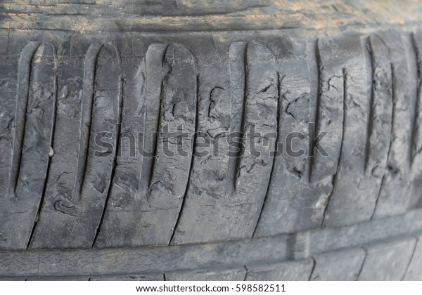 Car tire change\
Tires that are out of use. 