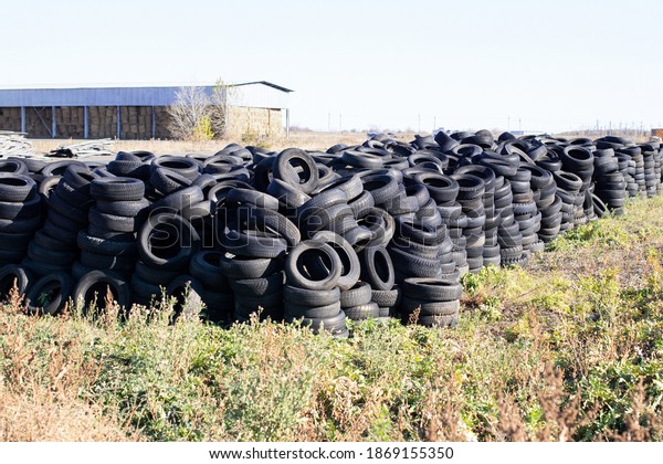 car tire dump. rubber\
tyres.