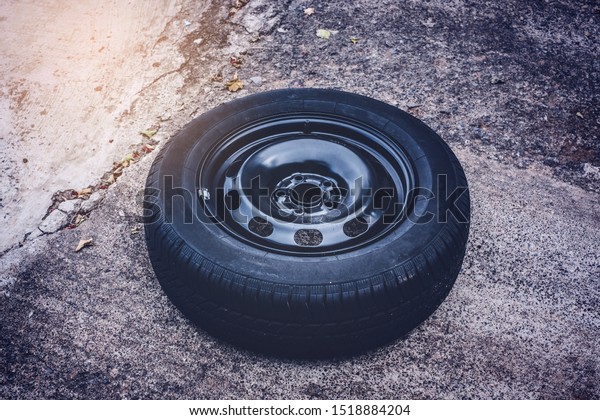 car\
tire isolated on asphalt floor - car wheel\
change