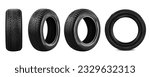 car tire , Snow tire  , winter tires  isolated on white background.