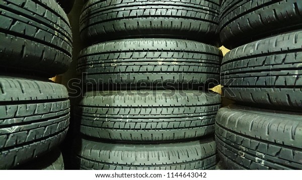 Car tire\
storage