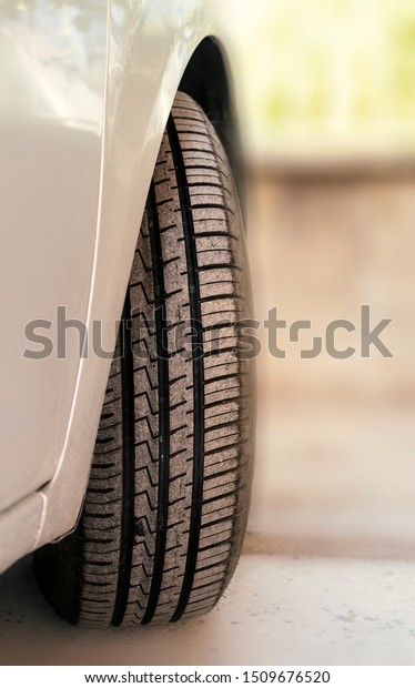 car tire tread and tread depth. vehicle tire\
exterior view