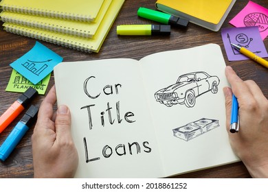 Car Title Loans Is Shown On A Business Photo Using The Text