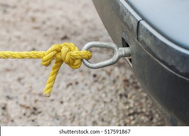 Car Tow Bar With Rope
