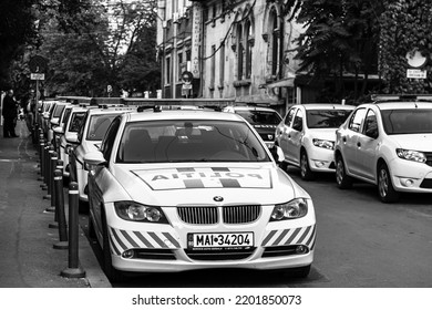 Car Traffic, Pollution, Traffic Jam In Bucharest, Romania, 2022