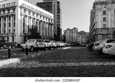 Car Traffic, Pollution, Traffic Jam In Bucharest, Romania, 2022