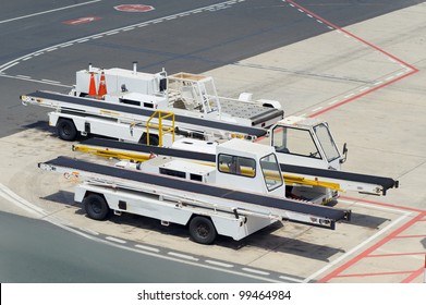 Car To Transport Luggage In The Airport