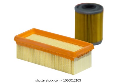 Car Truck Air Filter Isolated