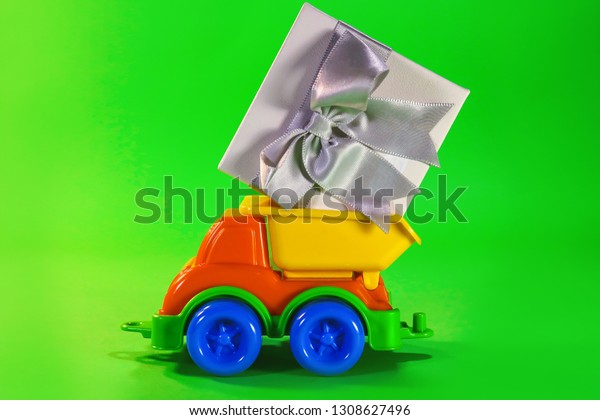 car truck toy with box -\
gift.