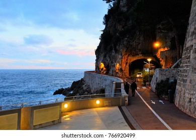 Car Tunnel In Monaco