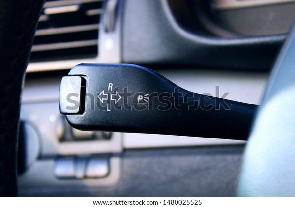 Car turn signal switch\
black