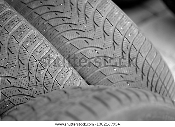 car tyre worn stock\
photo