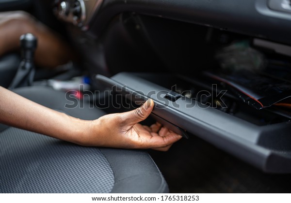 Car\
Vehicle Registration Papers In Glove\
Compartment
