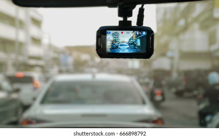 car video recorder - Shutterstock ID 666898792