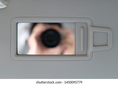 Car Visor, Vanity Mirror, Close-up