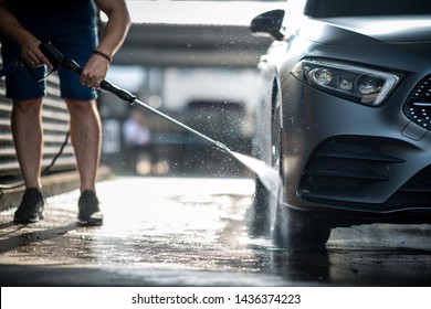 Car In A Car Wash