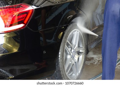 Car Wash Wheel Detail Stock Photo 1070726660 | Shutterstock