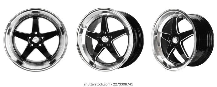 car wheel , alloy wheel isolated on white background.