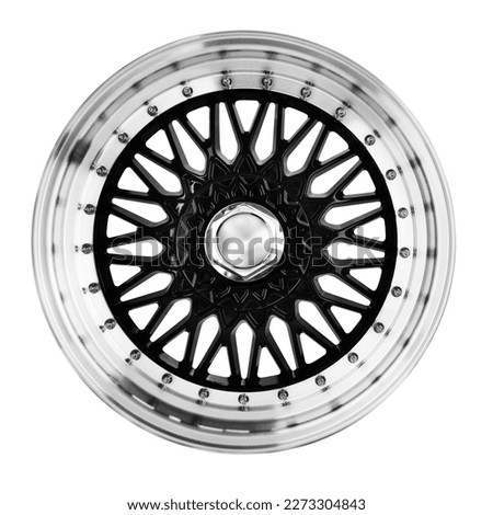 car wheel ,alloy wheel isolated on a white background.