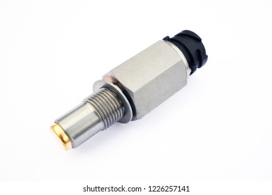 Car Wheel Speed Sensor Isolated On While Background